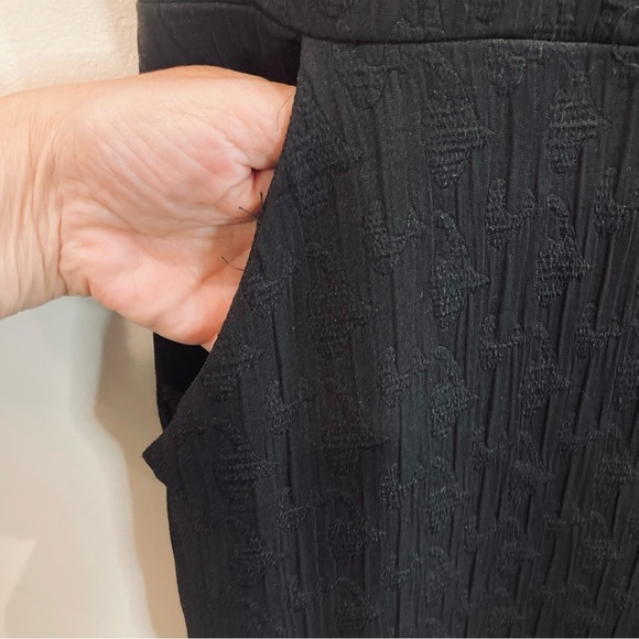 ANTHROPOLOGIE Sz XL Charley Mock Neck Keyhole Back Pockets Wide Leg Jumpsuit NEW - Picture 9 of 16